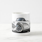Mug Convertible 1962 blanc de Corvette (Centre)