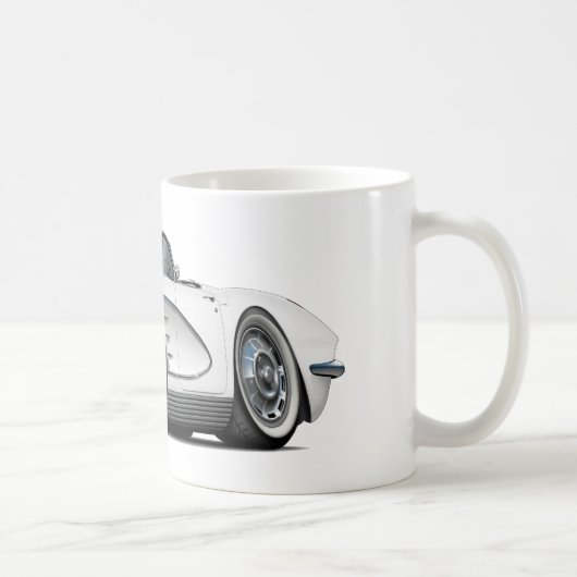 Mug Convertible 1962 blanc de Corvette (Droite)