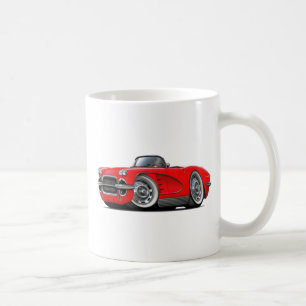 Mug Convertible 1962 rouge de Corvette