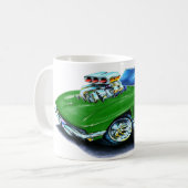 Mug Convertible 1965 vert de Corvette (Devant gauche)