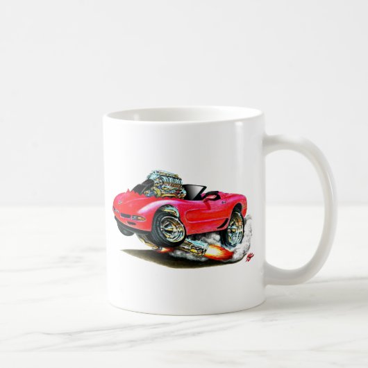 Mug Convertible 1998-2004 rouge de Corvette (Droite)