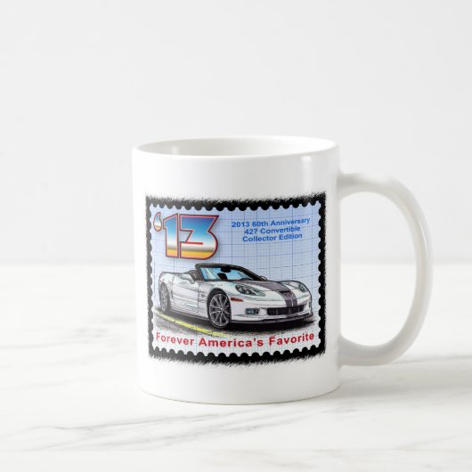 Mug Convertible 2013 d'anniversaire de Corvette (Droite)