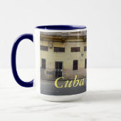 Mug Convertible bleu du Cuba Cadillac (Gauche)
