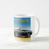 Mug Convertible noir de 68 Firebird (Devant droit)