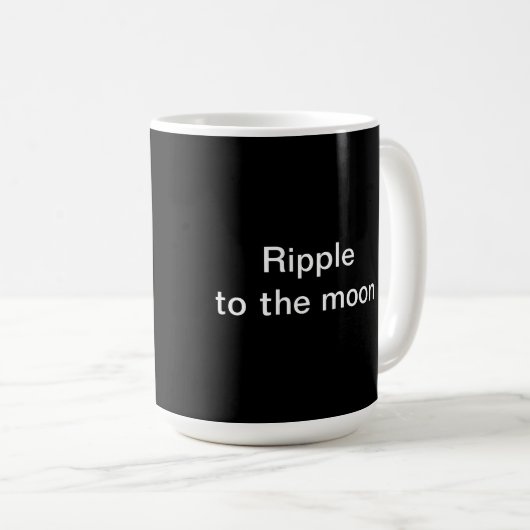 Mug Convertir des crypto-devises - Astronaute XRP (Devant droit)
