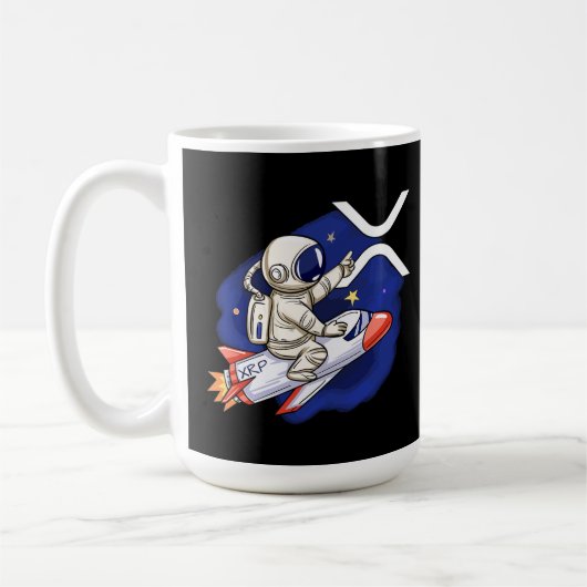 Mug Convertir des crypto-devises - Astronaute XRP (Gauche)