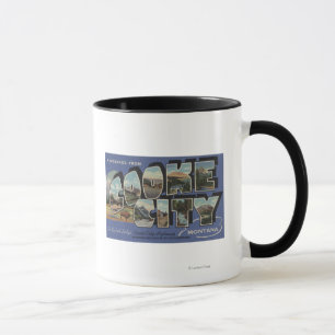 Mug Cooke City, Montana - Scènes de grandes lettres
