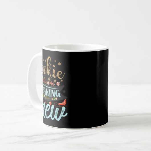 Mug Cookie Baking Crew Christmas Holiday Family T Shir (Devant gauche)