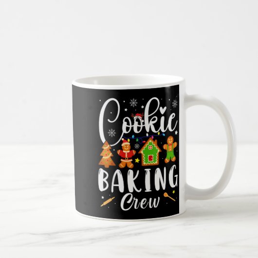 Mug Cookie Baking Crew Family Christmas Gingerbread Te (Droite)