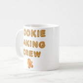 Mug Cookie Baking Crew Family Matching Group Noël (Devant gauche)