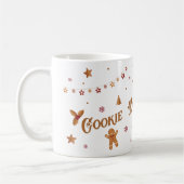 Mug Cookie Baking Queen Holiday Design (Gauche)