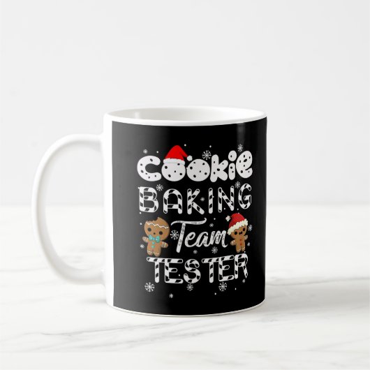 Mug Cookie Baking Team Tester Gingerbread Christmas Co (Gauche)