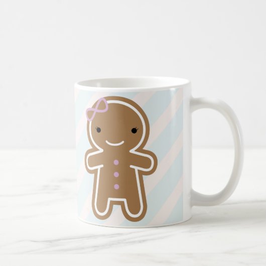 Mug Cookie Cute Kawaii Gingerbread Girl (Droite)