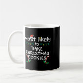 Mug Cookie de Noël Cookie de Noël de famille Matc (Gauche)