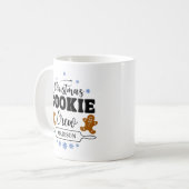 Mug Cookie de Noël Équipage de vacances personnalisée  (Devant gauche)
