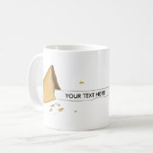 Mug Cookie Fortune - Écrivez votre propre texte (Devant gauche)