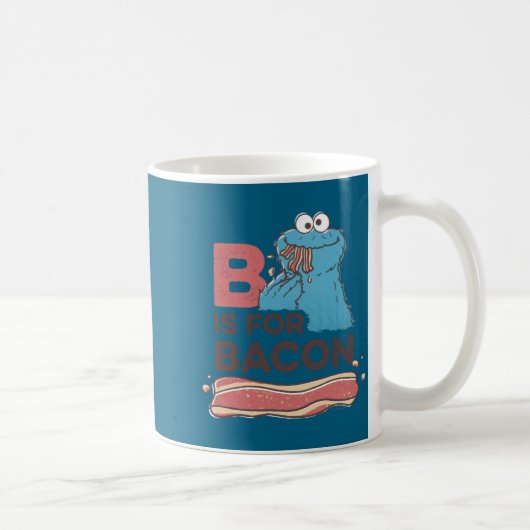 Mug Cookie Monster B Is For Bacon (Droite)