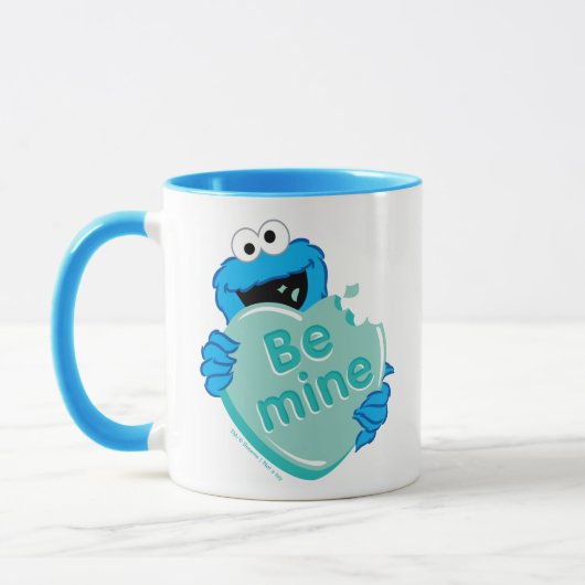Mug Cookie Monster "Be Mine" Candy Saint-Valentin (Gauche)