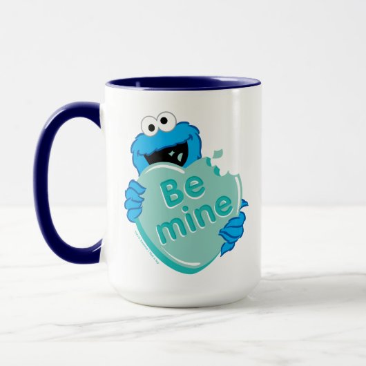 Mug Cookie Monster "Be Mine" Candy Saint-Valentin (Gauche)
