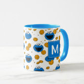 Mug Cookie Monster | C est pour motif Cookie (Devant droit)