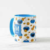Mug Cookie Monster | C est pour motif Cookie (Devant gauche)