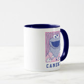 Mug Cookie Monster | Cookie Bouton Bas (Devant droit)