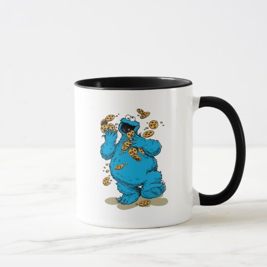 Mug Cookie Monster Cookies folies (Droite)