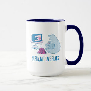 Mug Cookie Monster Désolé, j'ai des projets