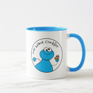 Mug Cookie Monster Doodley Graphisme
