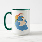 Mug Cookie Monster lisant une carte (Gauche)
