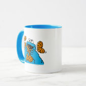 Mug Cookie Monster mangeant tous les cookies (Devant gauche)