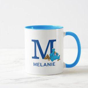 Mug Cookie Monster Manger Cookies Nom et monogramme M