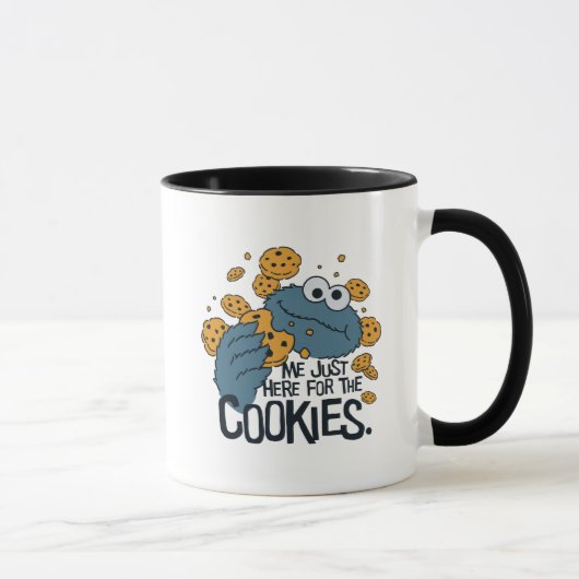 Mug Cookie Monster | Me Just Here pour les cookies (Droite)