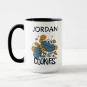 Mug Cookie Monster | Me Just Here pour les cookies (Gauche)