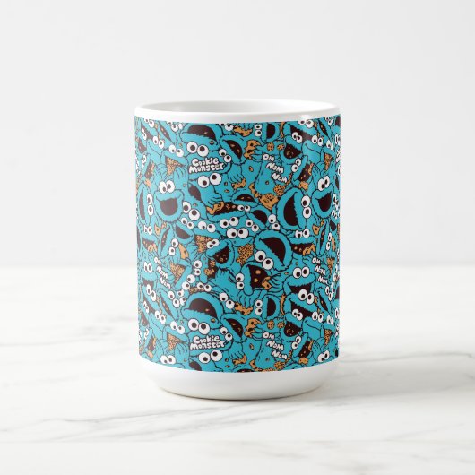 Mug Cookie Monster | Modèle Nom Nom Nom (Centre)