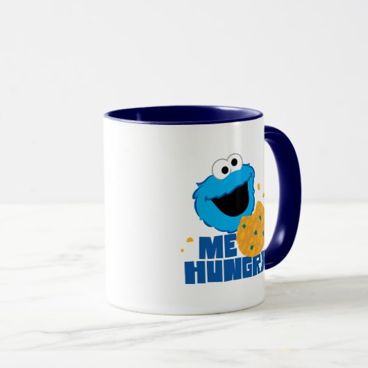 Mug Cookie Monster | Moi Affamé! (Devant droit)
