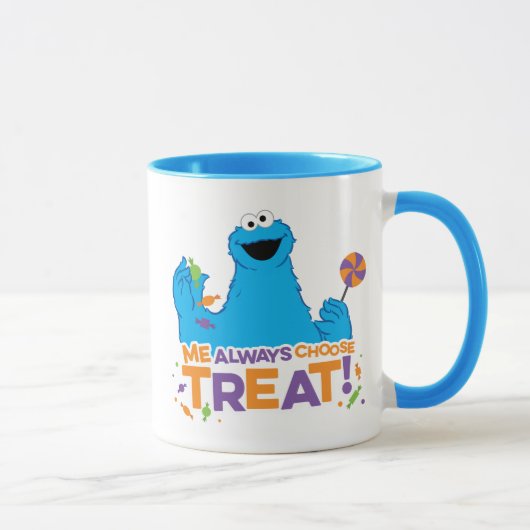 Mug Cookie Monster - Moi toujours choisir friandise (Droite)