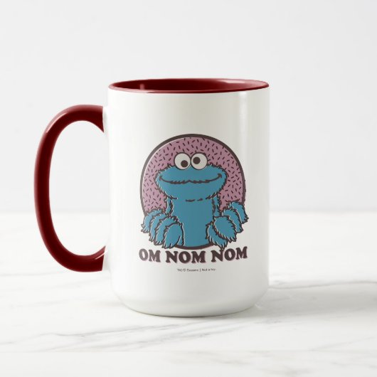 Mug Cookie Monster | Om Nom Nom (Gauche)