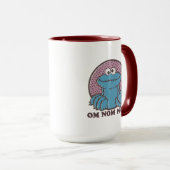 Mug Cookie Monster | Om Nom Nom (Devant droit)