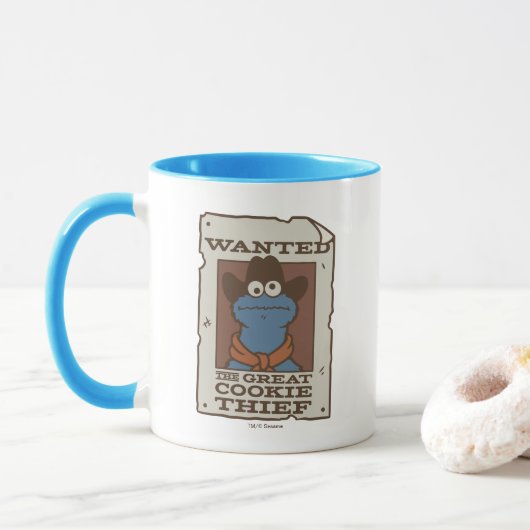 Mug Cookie Monster | Poster Recherché (Avec donut)