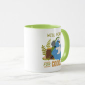 Mug Cookie Monster | Randonnée Pour Les Cookies (Devant droit)