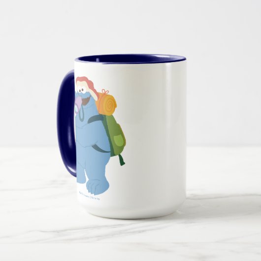 Mug Cookie Monster Recherche de Cookies (Devant gauche)