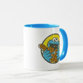 Mug Cookie Monster Retro (Devant droit)