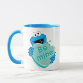 Mug Cookie Monster "Sois Mienne" Saint-Valentin Cœur B (Gauche)