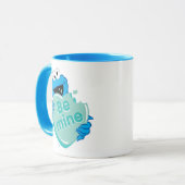 Mug Cookie Monster "Sois Mienne" Saint-Valentin Cœur B (Devant gauche)