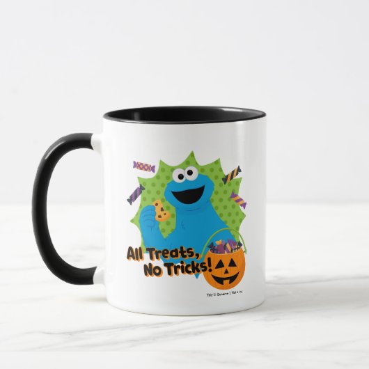 Mug Cookie Monster | Tous Les Traitements, Pas De Truc (Gauche)