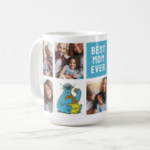 Mug Cookie Monster Vintage   Maman Photo Collage