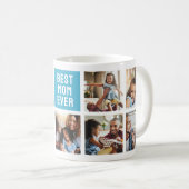 Mug Cookie Monster Vintage | Maman Photo Collage (Devant droit)