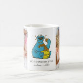 Mug Cookie Monster Vintage | Meilleure grand-mère - Ph (Centre)