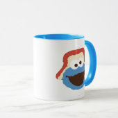 Mug Cookie Monster Woodland Face (Devant droit)